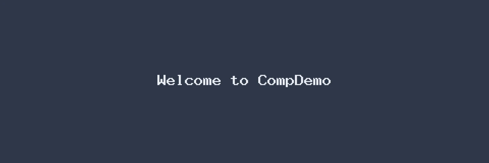 Welcome to CompDemo