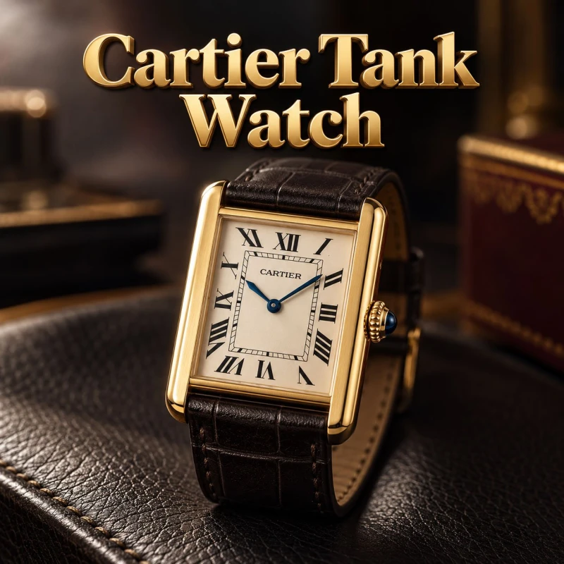 Prize artwork: Cartier Tank Watch