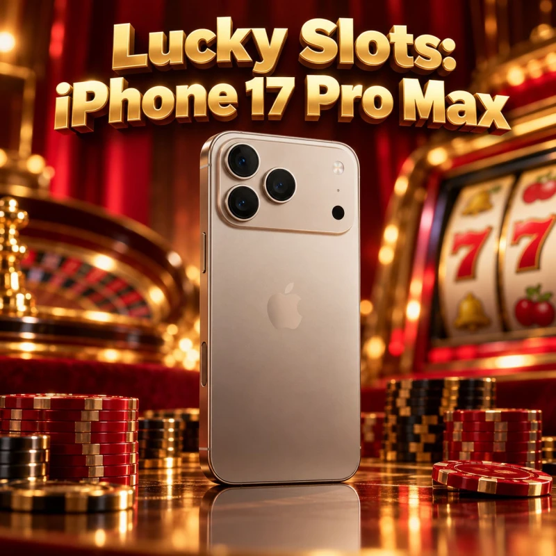 Prize artwork: Lucky Slots: iPhone 17 Pro Max