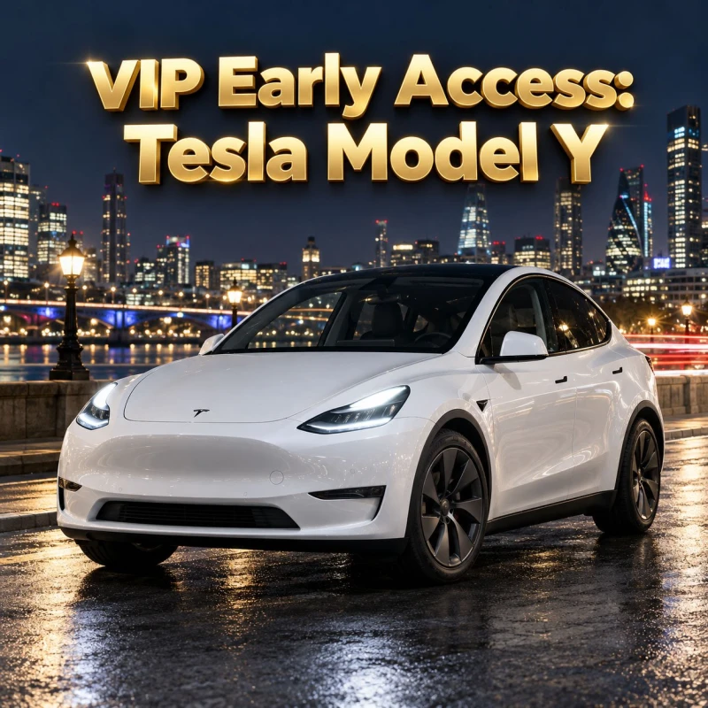 Prize artwork: VIP Early Access: Tesla Model Y